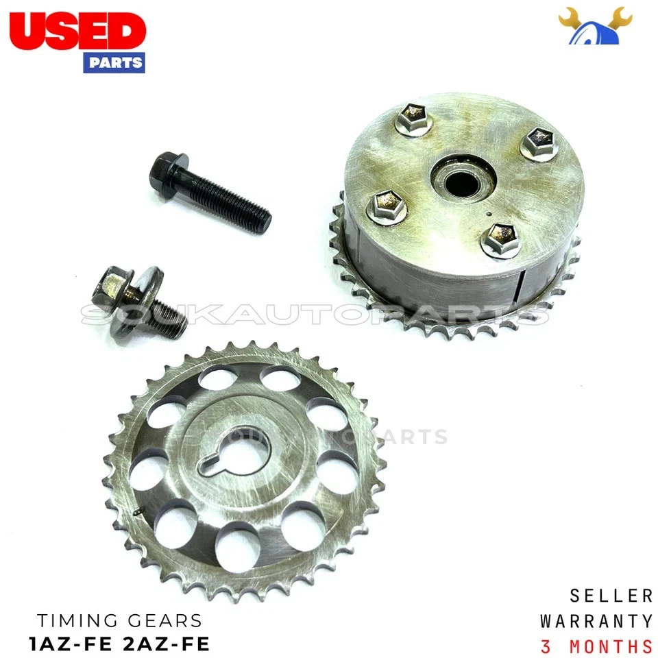 CAMSHAFTS INLET & EXHAUST + GEARS W/CAPS For TOYOTA 1AZ-FE 2AZ CAMRY 2.0 & 2.4L