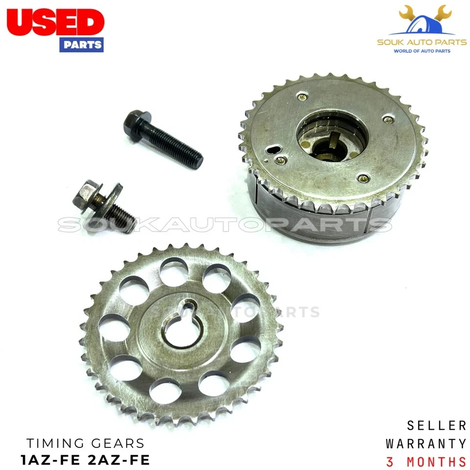 CAMSHAFTS INLET & EXHAUST + GEARS W/CAPS For TOYOTA 1AZ-FE 2AZ CAMRY 2.0 & 2.4L