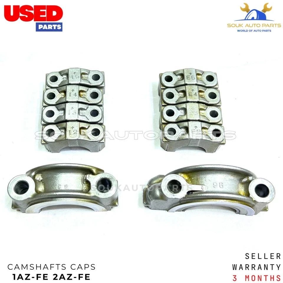 CAMSHAFTS INLET & EXHAUST W/CAPS For TOYOTA 1AZFE 2AZFE CAMRY RAV-4 2.0 & 2.4L