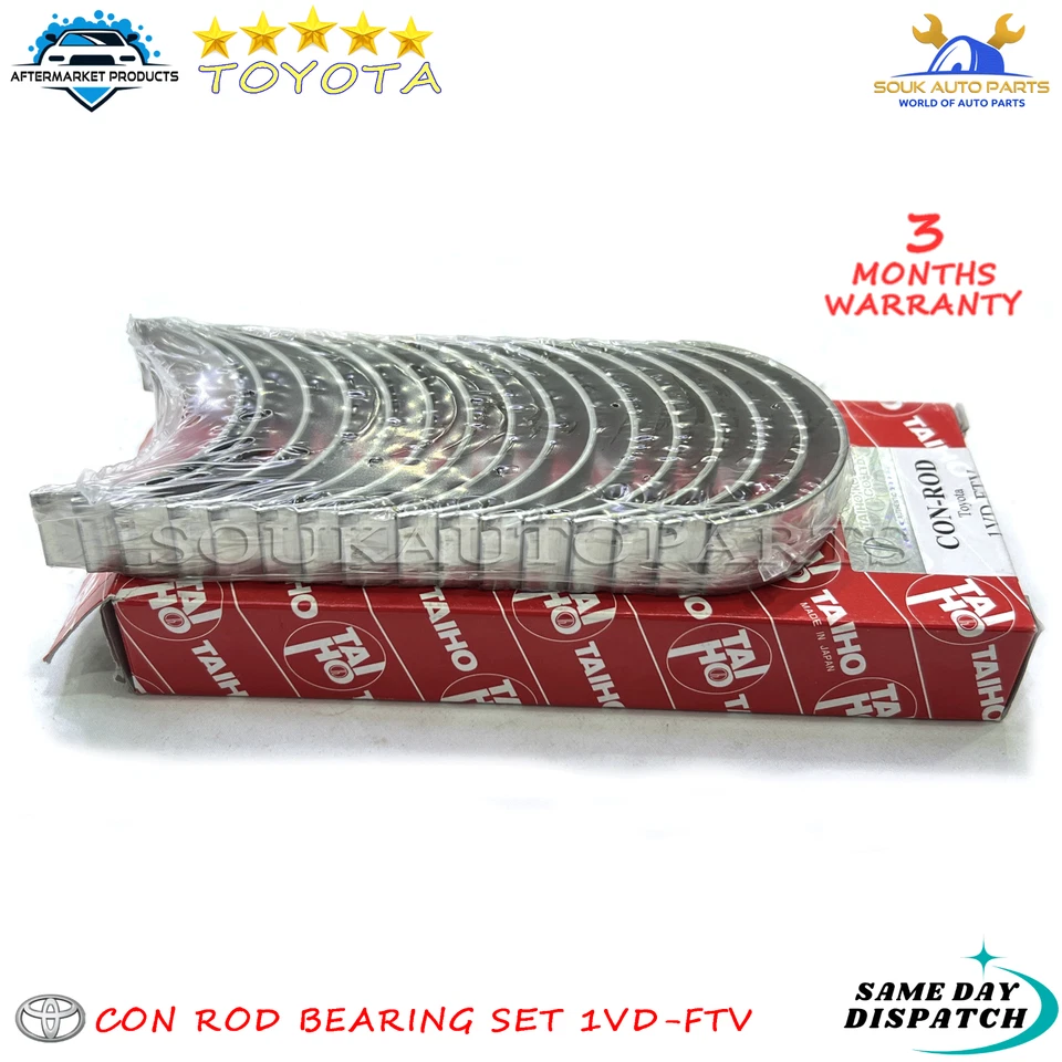 CON ROD BEARING SET 1VD-FTV 13041-51021 For Toyota LAND CRUISER 4.5Ltr 2007-2015