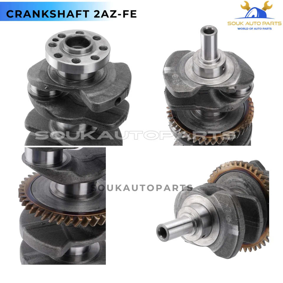 Crankshafts, Bearing & Connecting Rod 2AZ-FE For Scion xB Toyota Camry 2.4Ltr