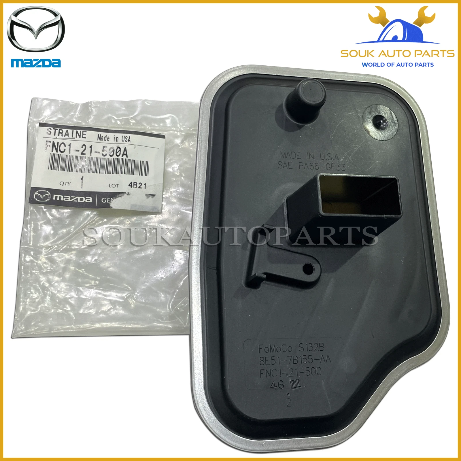 FNC1-21-500A Genuine Mazda STRAINER, OIL FNC121500A OEM