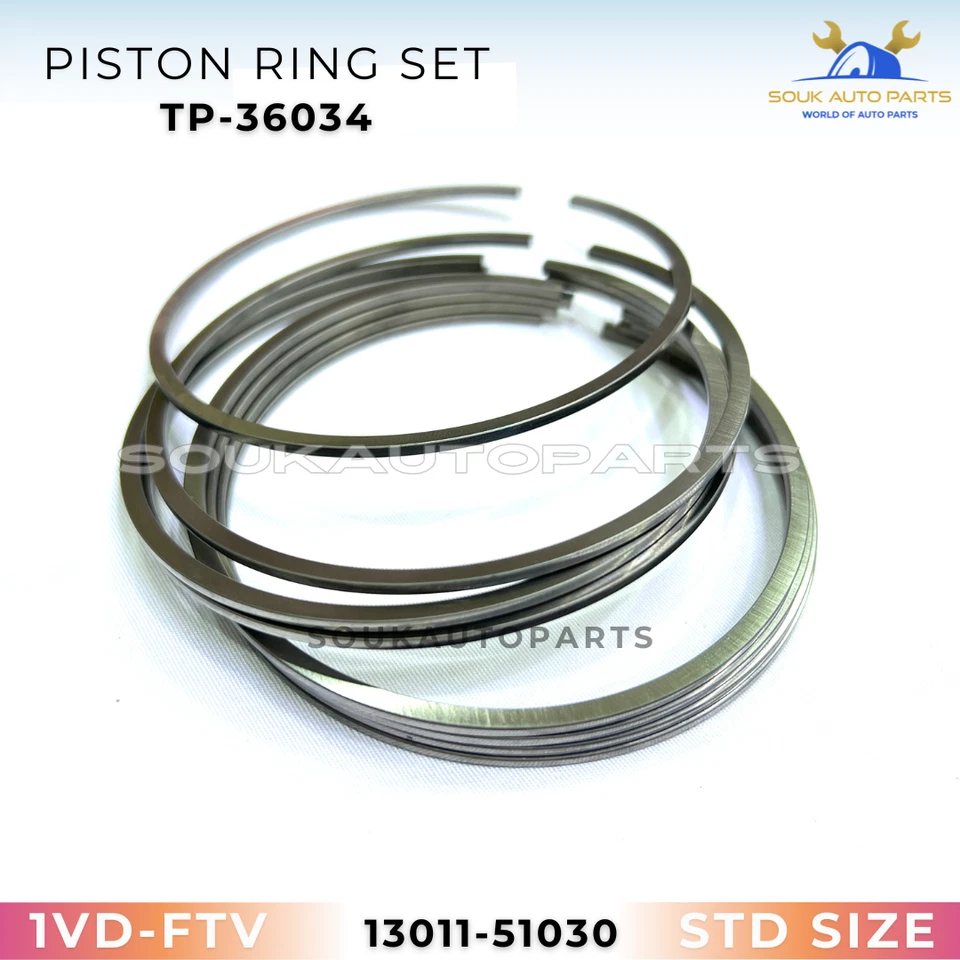 GASKET KIT + PISTON RING + BEARING SET 1VDFTV For Toyota LAND CRUISER 4.5L 07-17