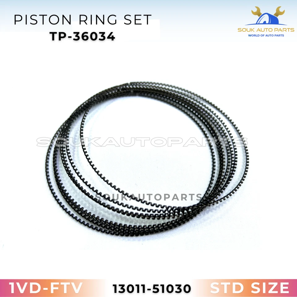 GASKET KIT + PISTON RING + BEARING SET 1VDFTV For Toyota LAND CRUISER 4.5L 07-17