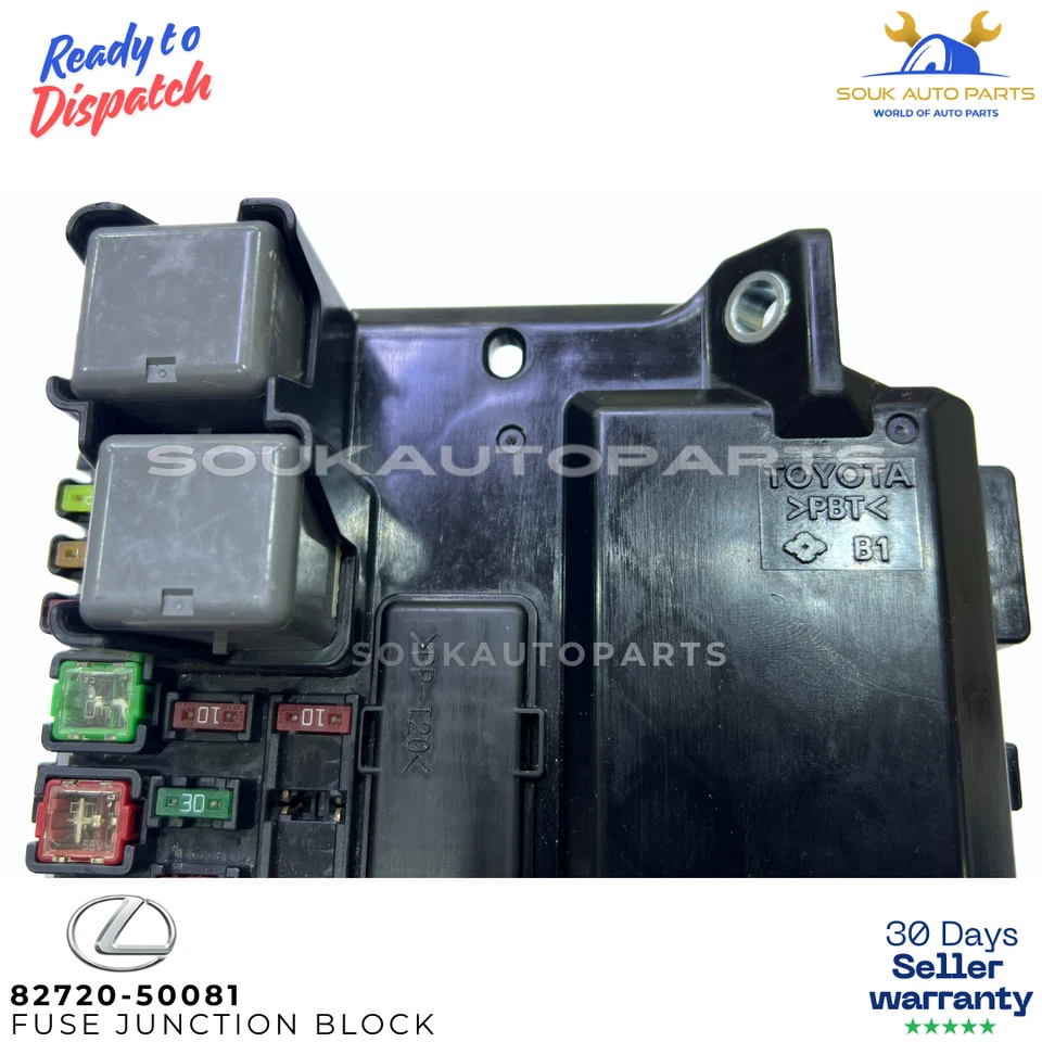 Genuine Lexus LS460 LS600h ENGINE FUSE RELAY JUNCTION BLOCK 82720-50081 2007-17