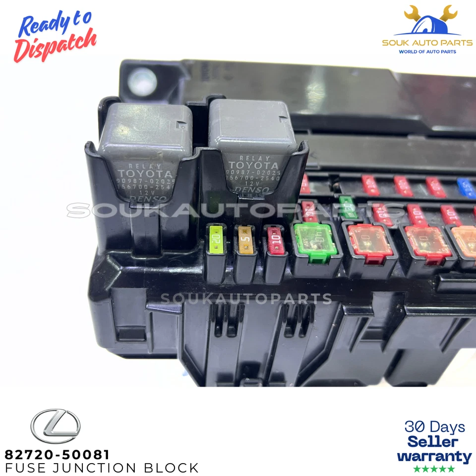 Genuine Lexus LS460 LS600h ENGINE FUSE RELAY JUNCTION BLOCK 82720-50081 2007-17