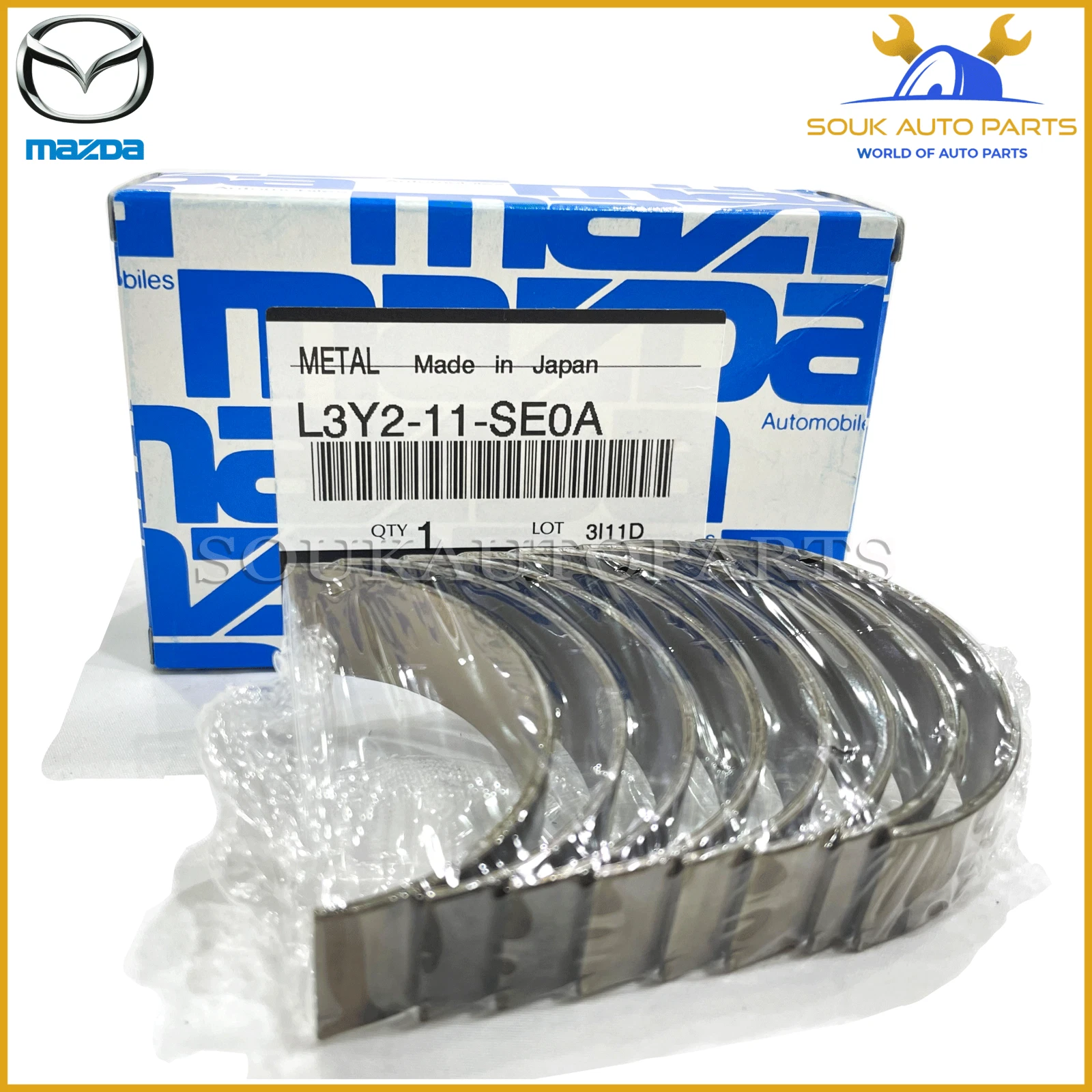 L3Y2-11-SE0A Genuine Mazda CON ROD BEARING SET L3K9 L3-VDT DISI