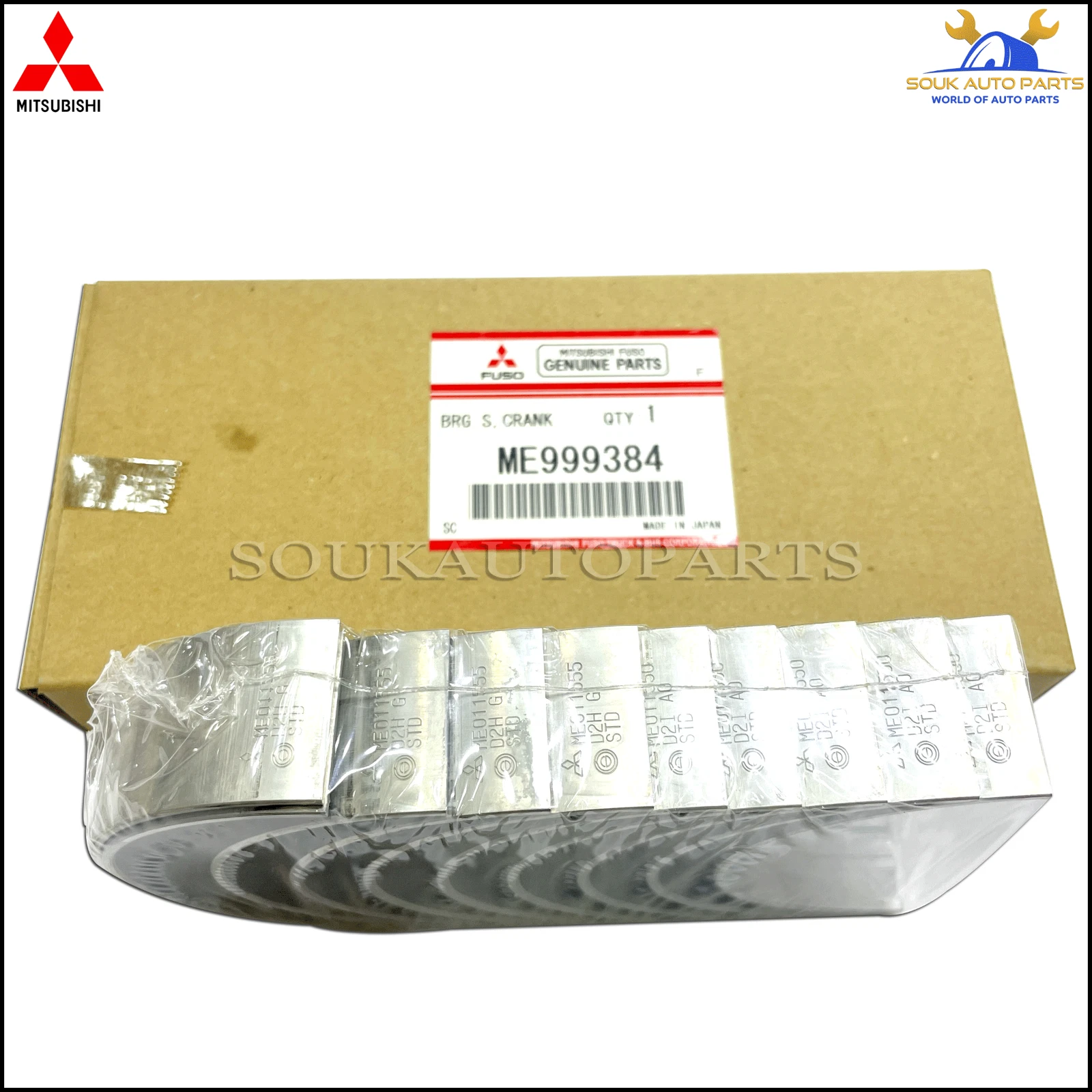 ME999384 Genuine Mitsubishi BEARING SET, CRANKSHAFT OEM