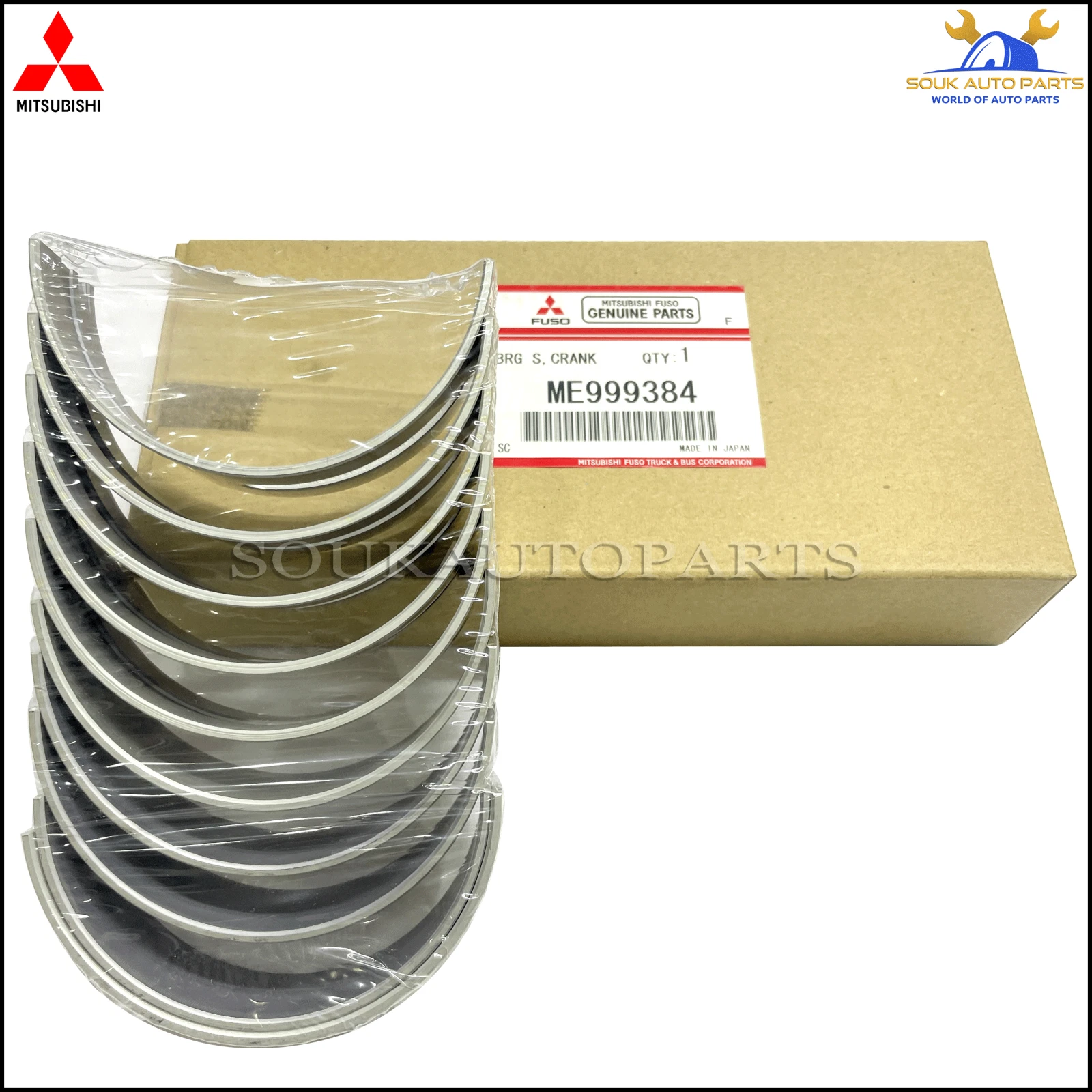 ME999384 Genuine Mitsubishi BEARING SET, CRANKSHAFT OEM