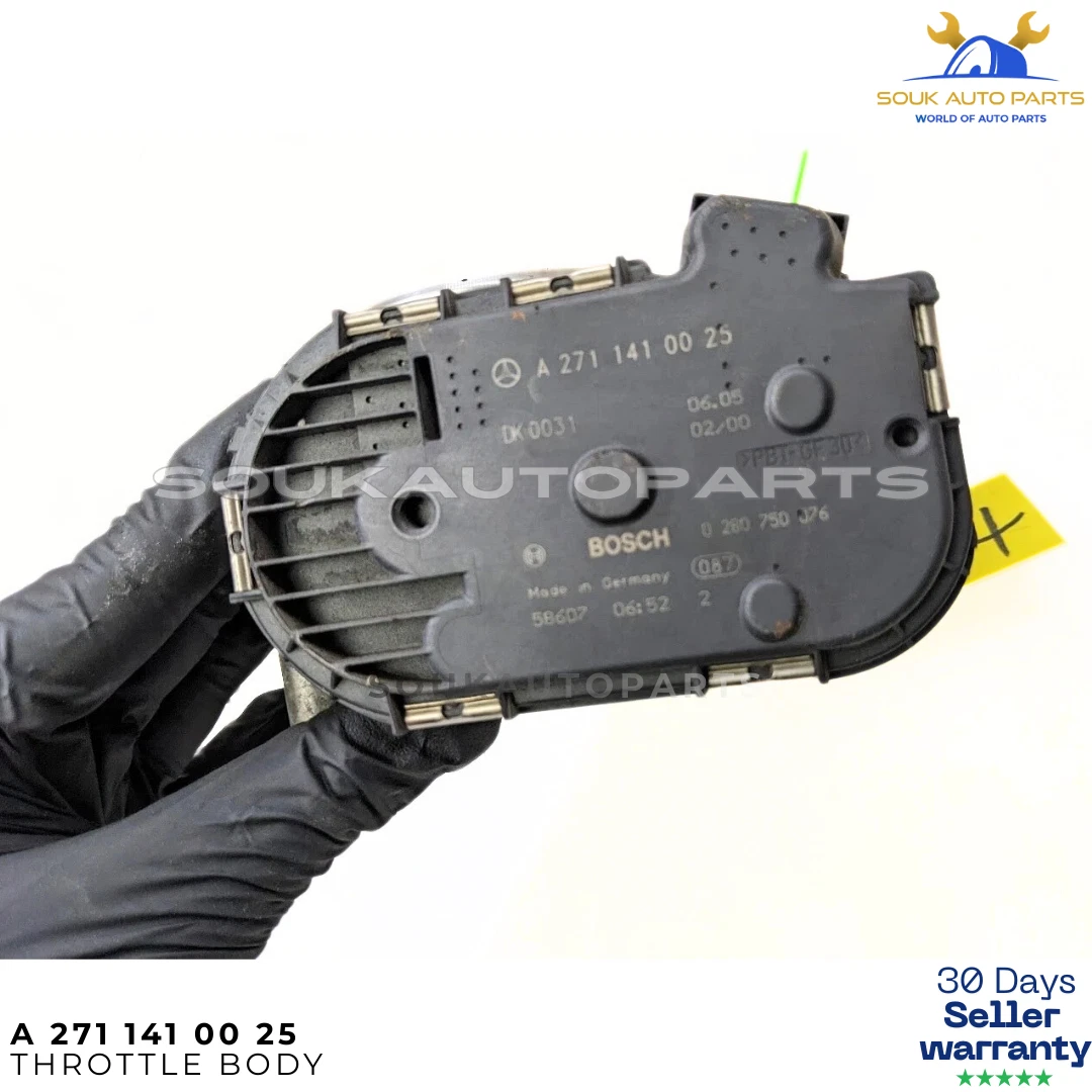 Mercedes SLK200 R171 C180 E200 Throttle Body A2711410025 M271 1.8L Genuine