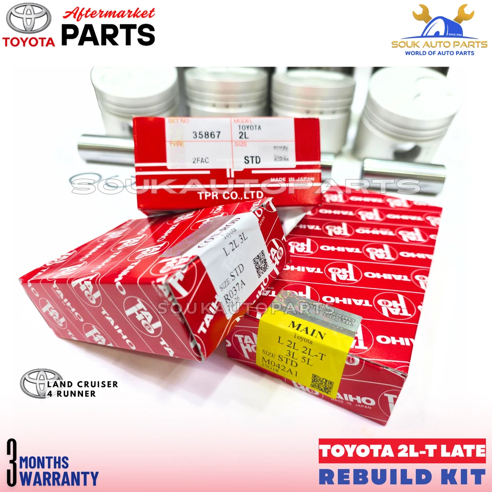 REBUILD KIT 2L-T LATE For Toyota LAND CRUISER 4RUNNER 2.4Ltr