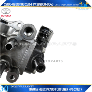 22100-0E010 Used Genuine INJECTION PUMP 1GD 2GD For Toyota Hilux Prado Fortuner HP5 2.8Ltr