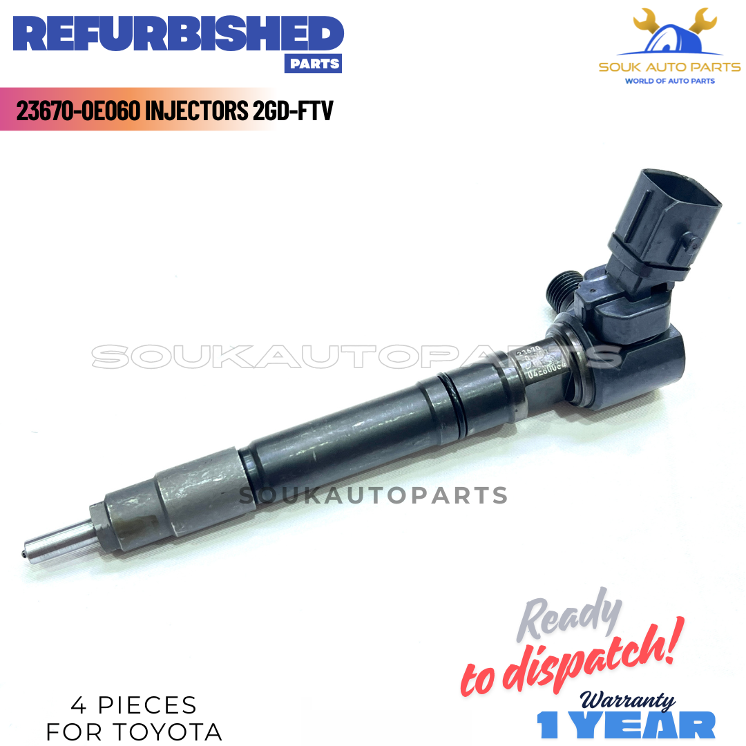 23670-0E080 Genuine Toyota FUEL INJECTOR 2GD-FTV COMMON RAIL DIESEL HILUX