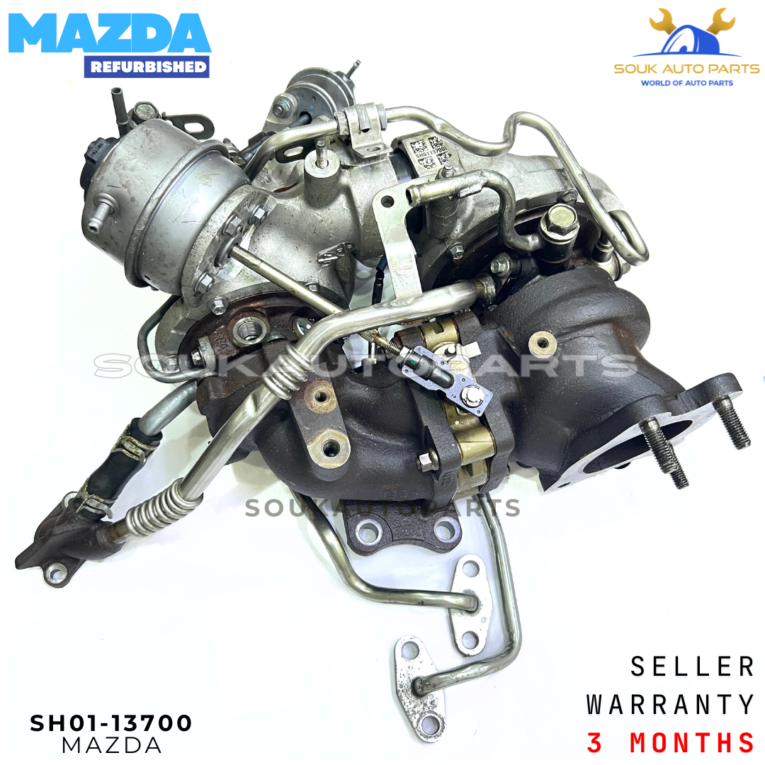 SH01-13700 Turbocharger Bi Turbo Mazda SH01 SHY1 3 / 6 /CX5 810358 2.2Ltr 12-16