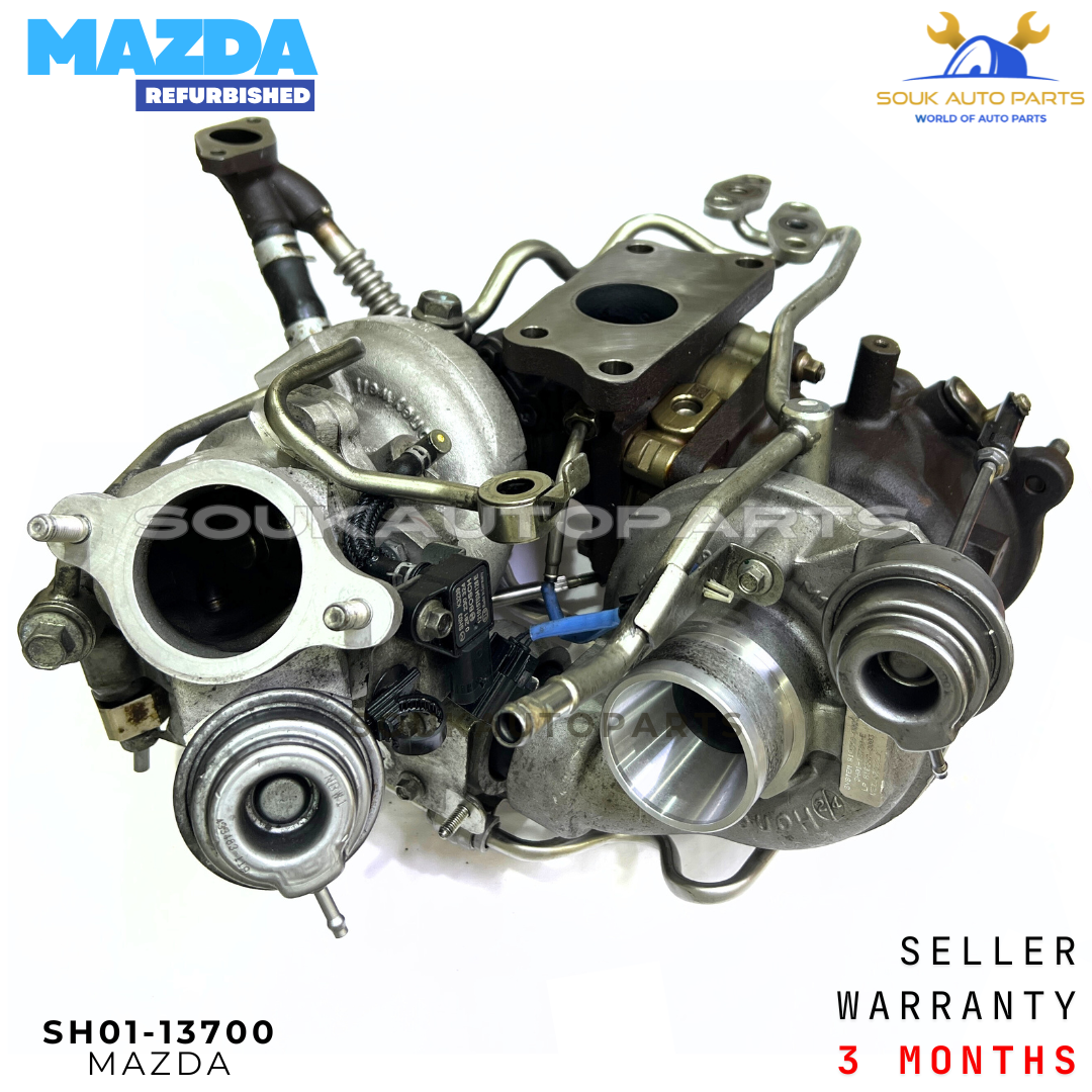 SH01-13700 Turbocharger Bi Turbo Mazda SH01 SHY1 3 / 6 /CX5 810358 2.2Ltr 12-16