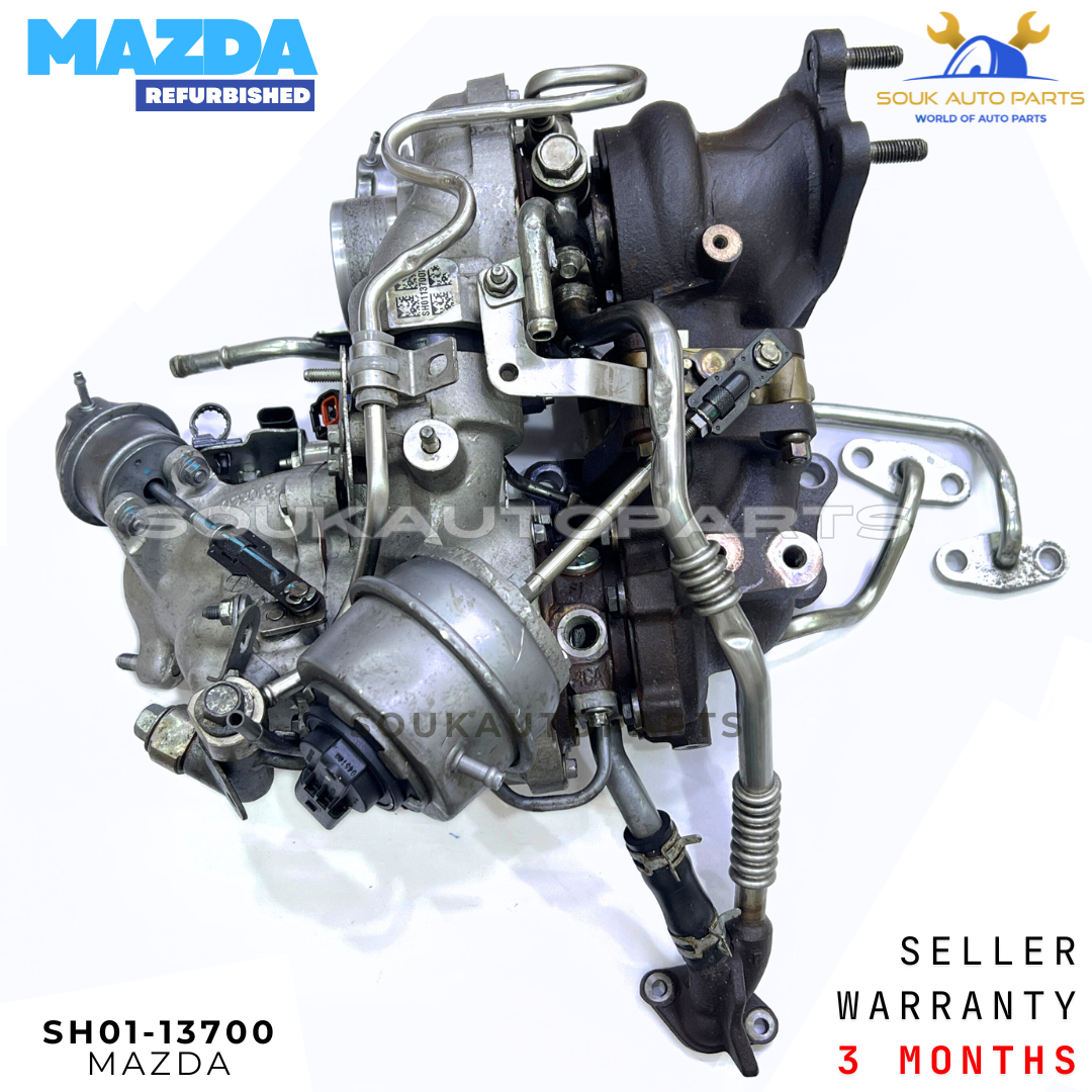 SH01-13700 Turbocharger Bi Turbo Mazda SH01 SHY1 3 / 6 /CX5 810358 2.2Ltr 12-16
