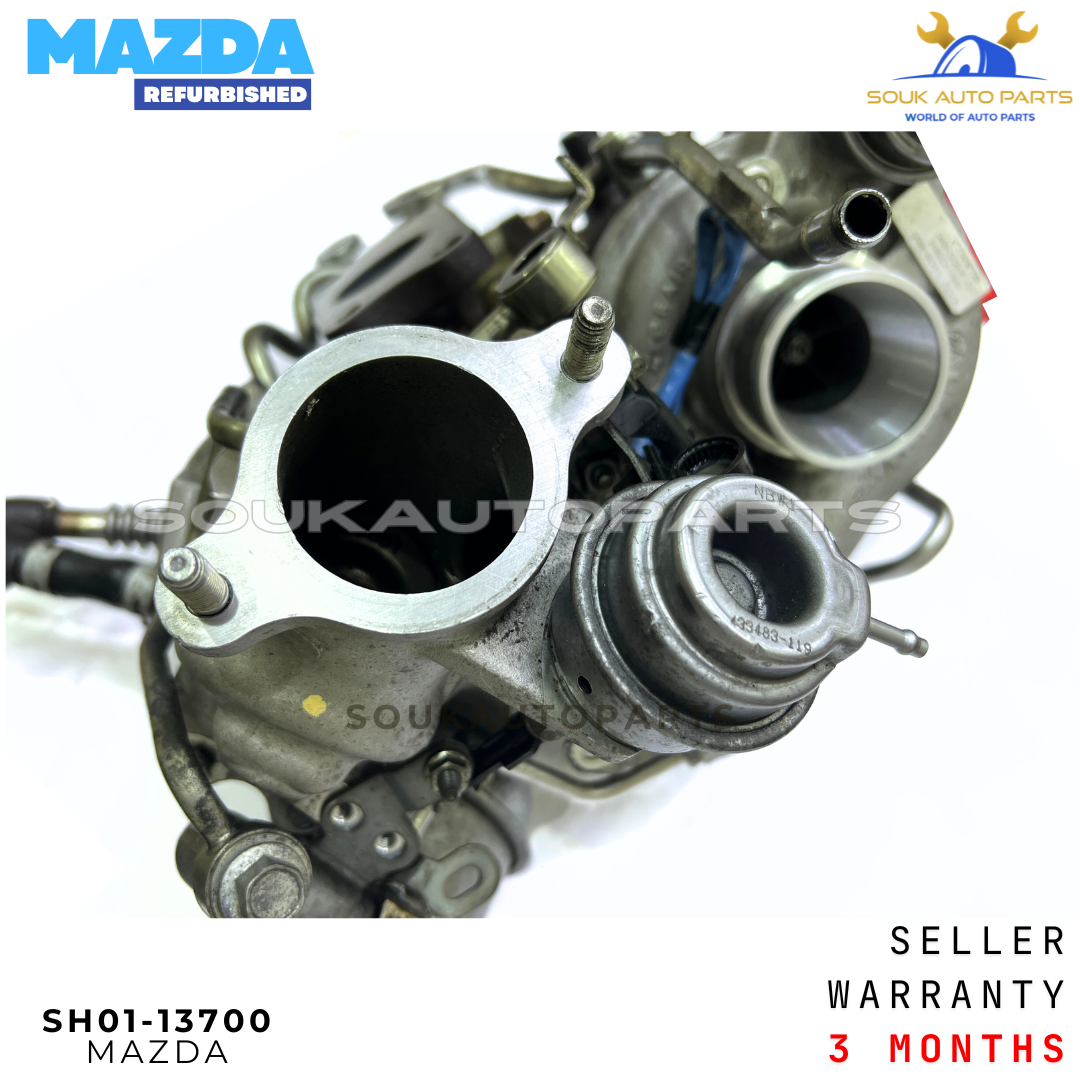 SH01-13700 Turbocharger Bi Turbo Mazda SH01 SHY1 3 / 6 /CX5 810358 2.2Ltr 12-16