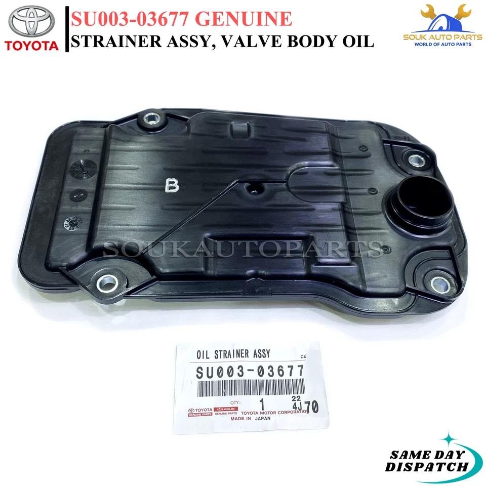 SU003-03677 Genuine Toyota STRAINER ASSY, VALVE BODY OIL SU00303677 OEM