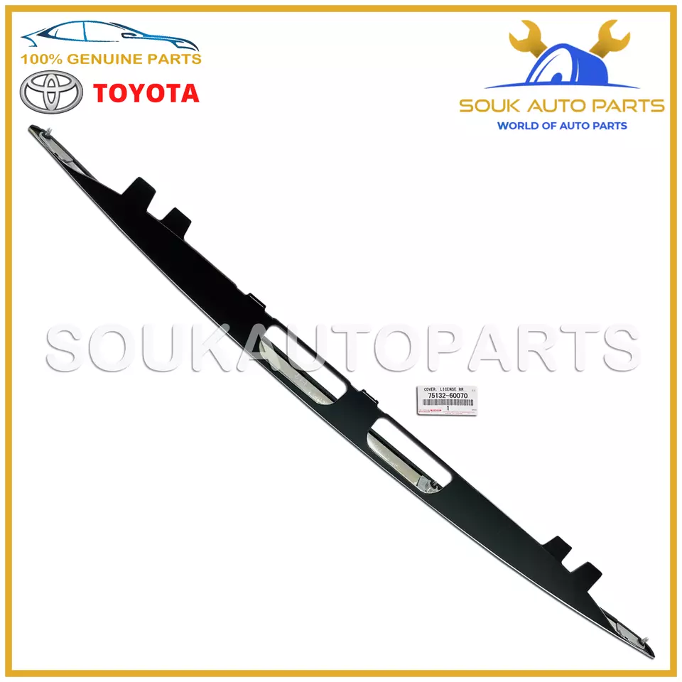 75132-60070 Genuine Toyota LICENSE REAR LAMP COVER 7513260070 OEM