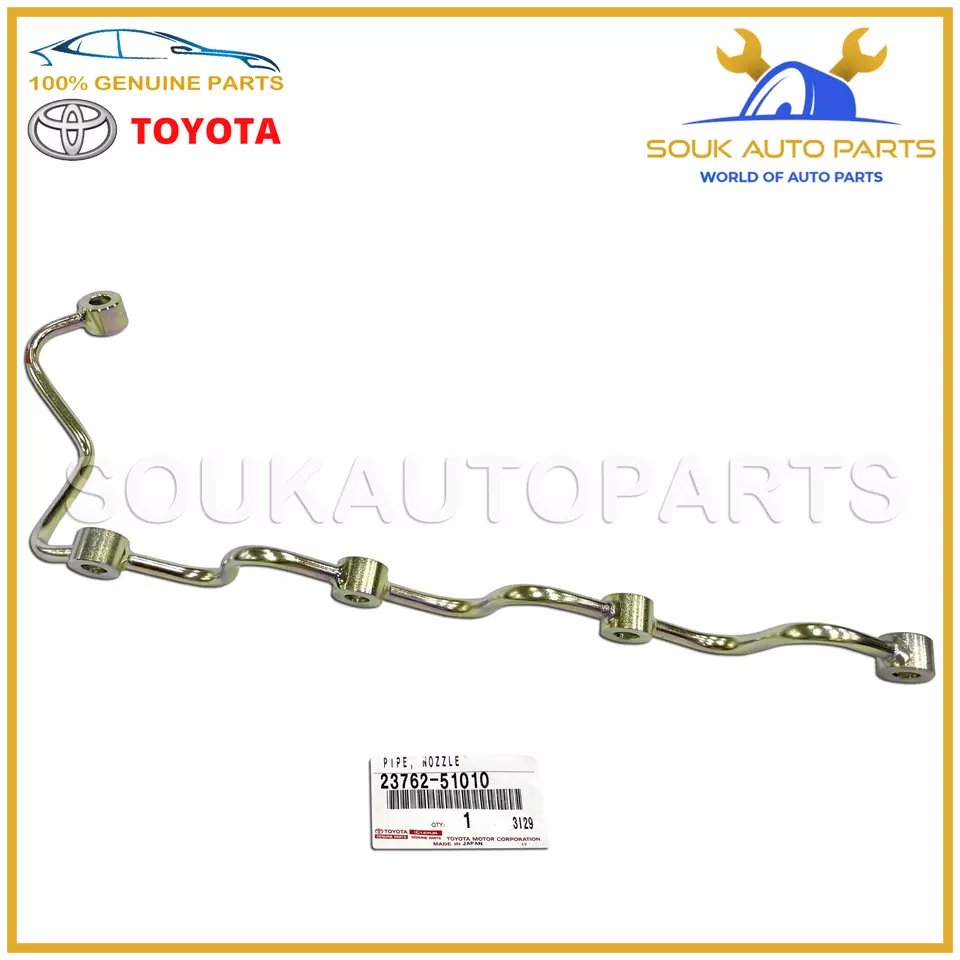23762-51010 Genuine Toyota PIPE, NOZZLE LEAKAGE, NO. 2 2376251010 LAND CRUISER
