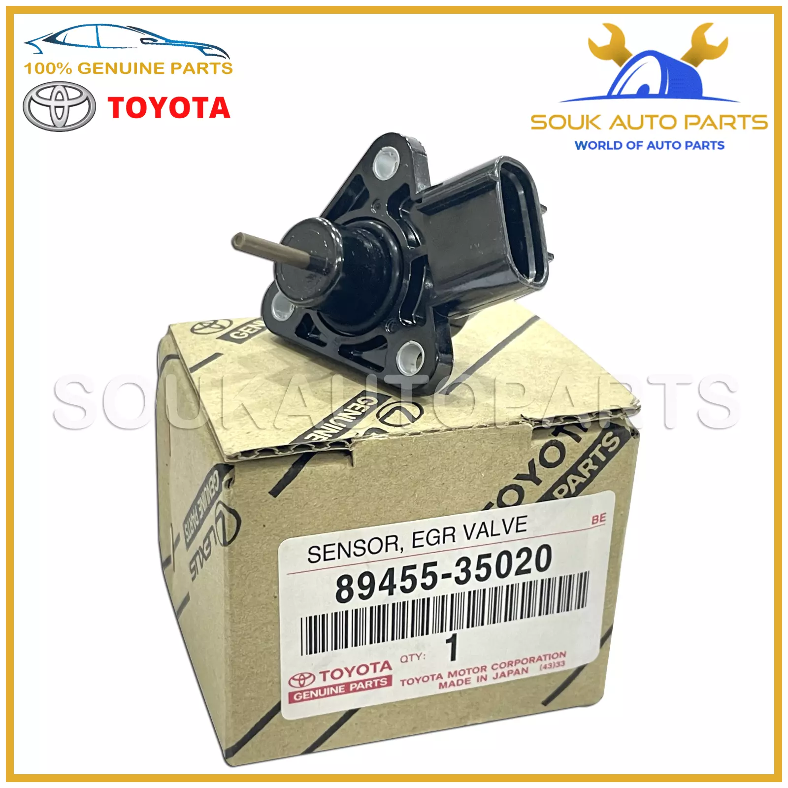 89455-35020 Genuine Toyota SENSOR, EGR VALVE POSITION 8945535020 OEM