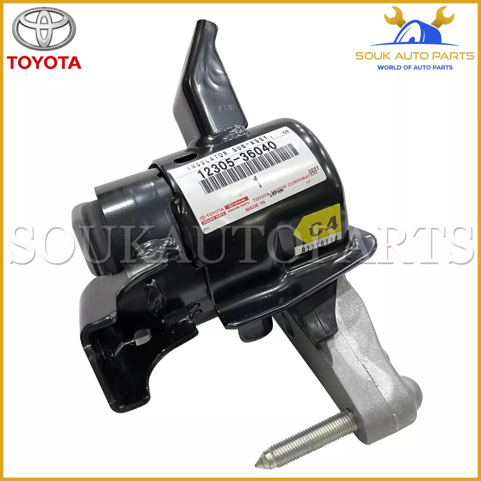 12305-36040 Genuine Toyota INSULATOR SUB-ASSY, ENGINE MOUNTING, RH RAV4