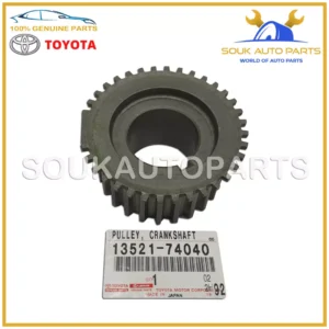 13521-74040 TOYOTA GENUINE CRANKSHAFT TIMING PULLEY 1352174040 OEM