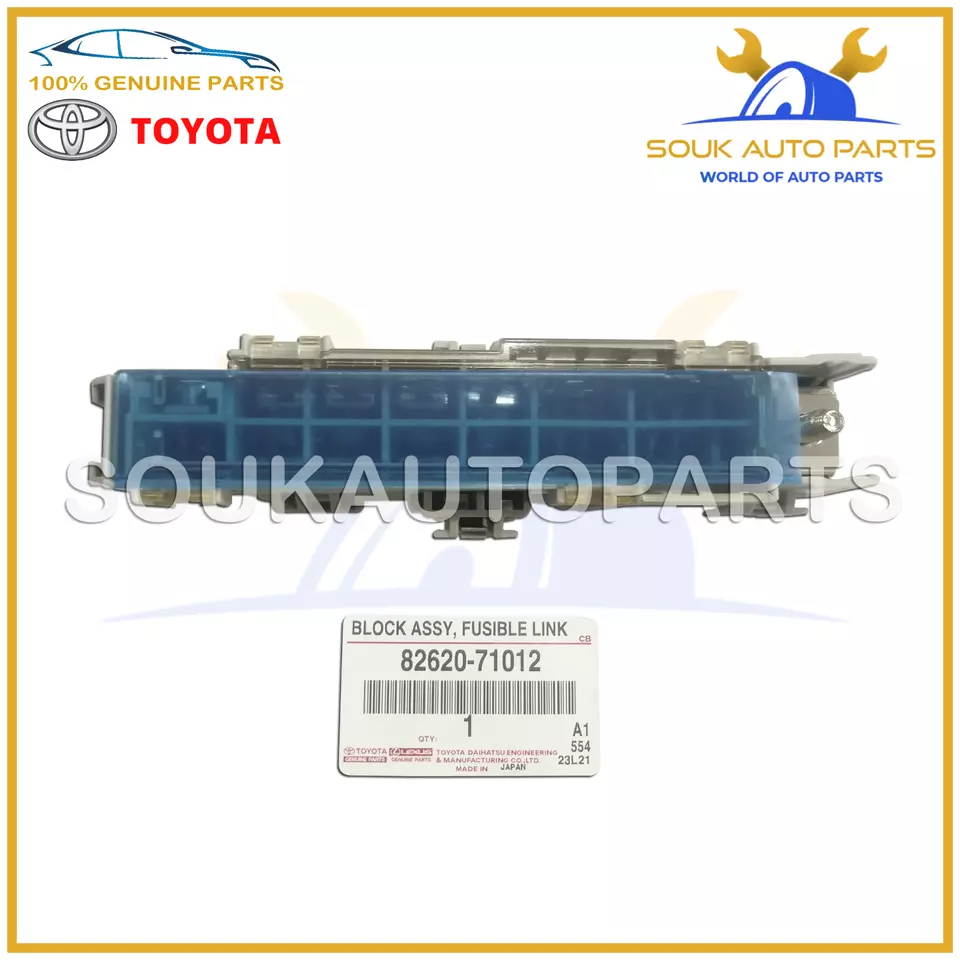 82620-71012 Genuine Toyota BLOCK ASSY, FUSIBLE LINK 8262071012 OEM