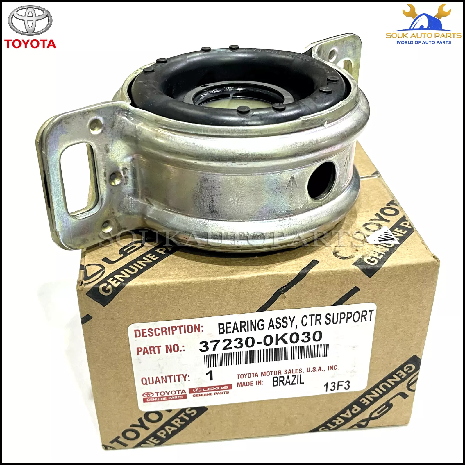 37230-0K030 Genuine Toyota BEARING ASSY, CENTER SUPPORT no.1