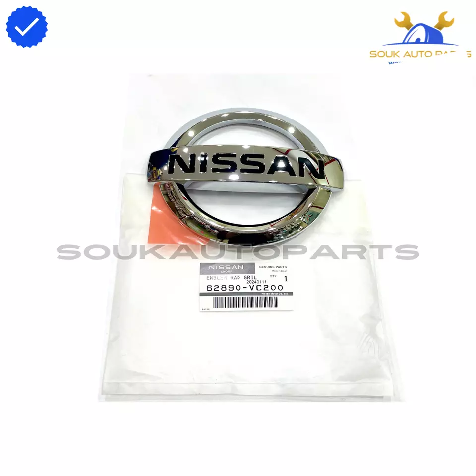 62890-VC200 Genuine Nissan EMBLEM-FRONT 62890VC200 OEM PATROL SAFARI