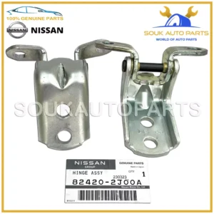 82420-2J00A Genuine Nissan HINGE ASSY-FRONT DOOR SET OF 2Pcs 824202J00A OEM