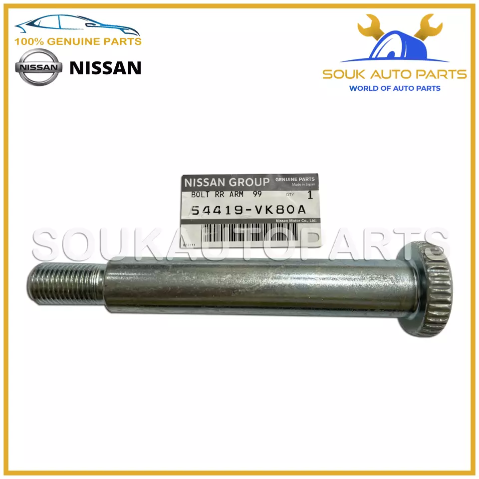54419-VK80A Genuine FR SUSPENSION LOWER SHAFT PIN OEM Nissan NAVARA NP300