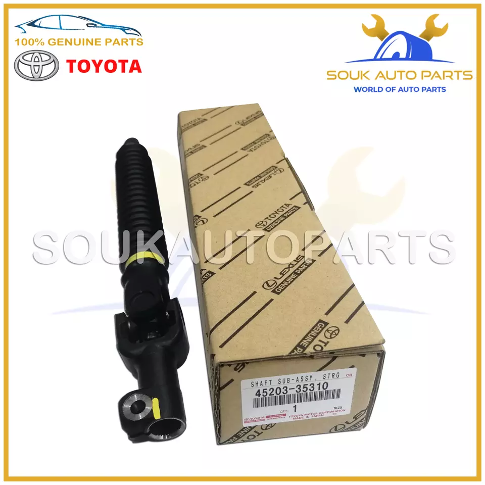 45203-35310 Genuine Toyota STEERING LOWER SHAFT, NO.2 4Runner FJ Cruiser GX470