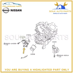 15010-EA20A Genuine Nissan PUMP ASSY-OIL VQ40DE 15010EA20A OEM