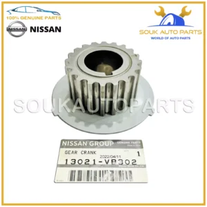 13021-VB302 Genuine Nissan SPROCKET CRANKSHAFT GEAR, 13021VB302 OEM PATROL