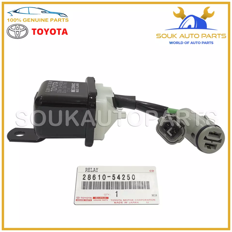 28610-54250 Genuine Toyota RELAY ASSY, GLOW PLUG 2861054250 OEM