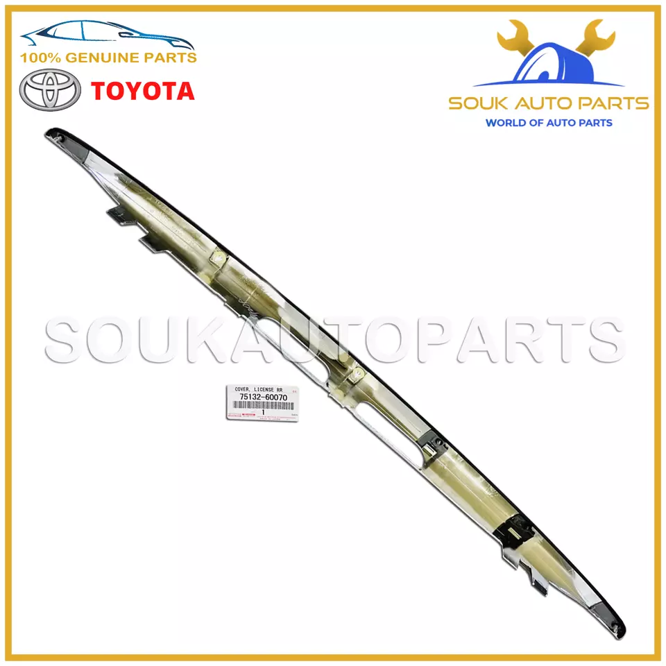 75132-60070 Genuine Toyota LICENSE REAR LAMP COVER 7513260070 OEM