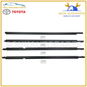 Genuine Toyota FRONT & REAR DOOR BELT MOULDING WEATHERSTRIP SET Corolla 09-12