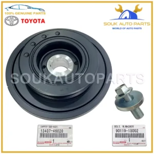 Genuine Toyota ENGINE HARMONIC BALANCER & BOLT W/WASHER 1JZ 2JZ Supra JZA80