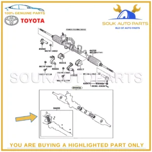 04445-12160 Genuine Toyota GASKET KIT, POWER STEERING GEAR (RACK & PINION) OEM