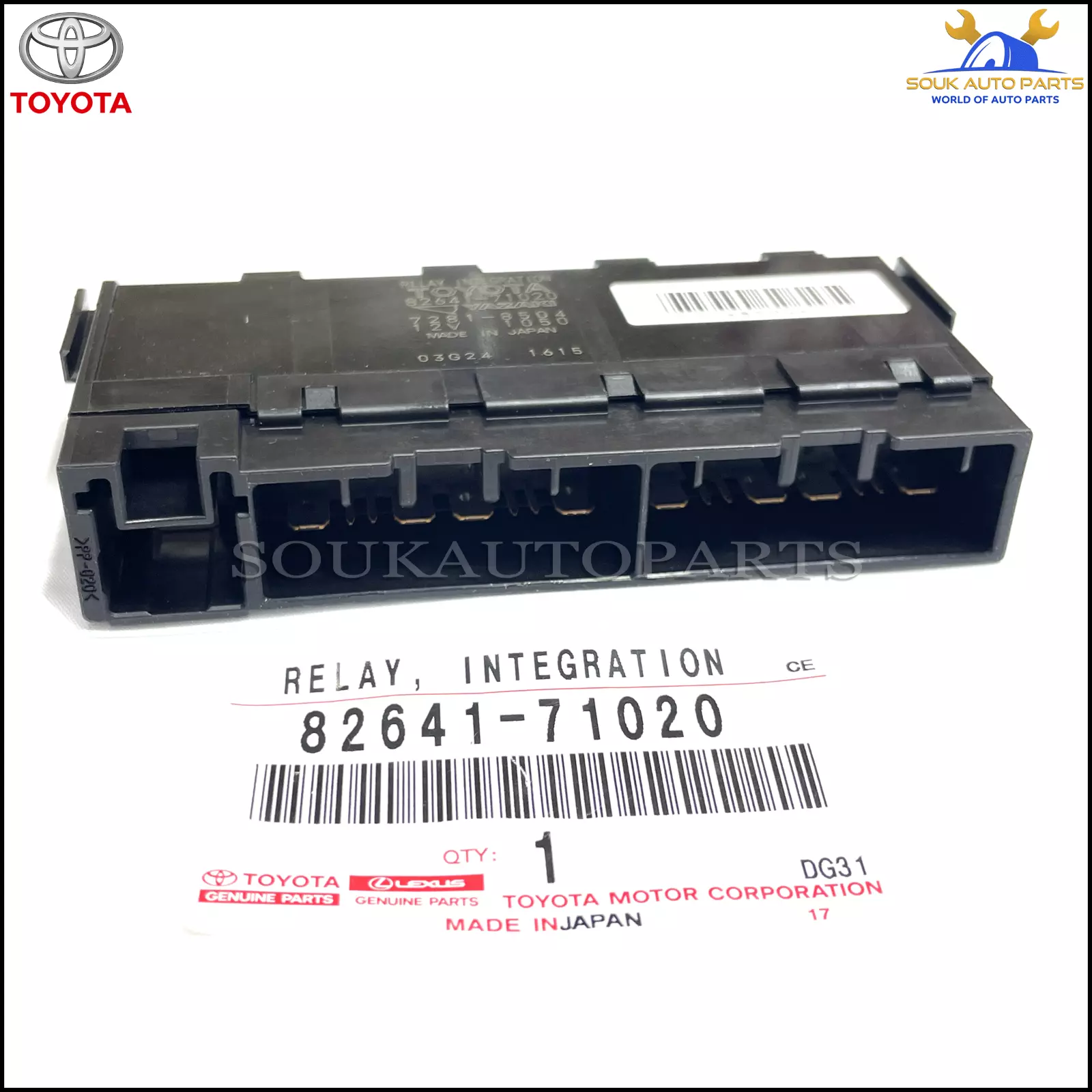 82641-71020 Genuine Toyota RELAY, INTEGRATION NO.1 8264171020 OEM HIACE HILUX