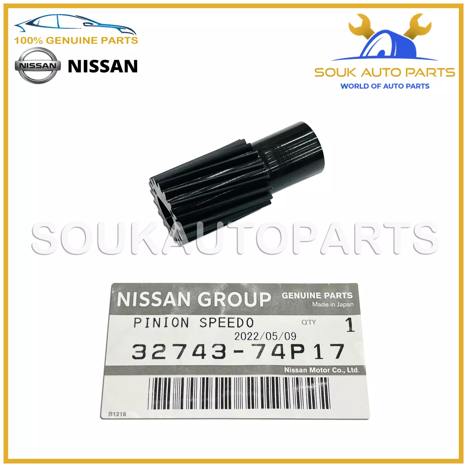 32743-74P17 Genuine Nissan PINION-SPEEDOMETER 3274374P17 OEM