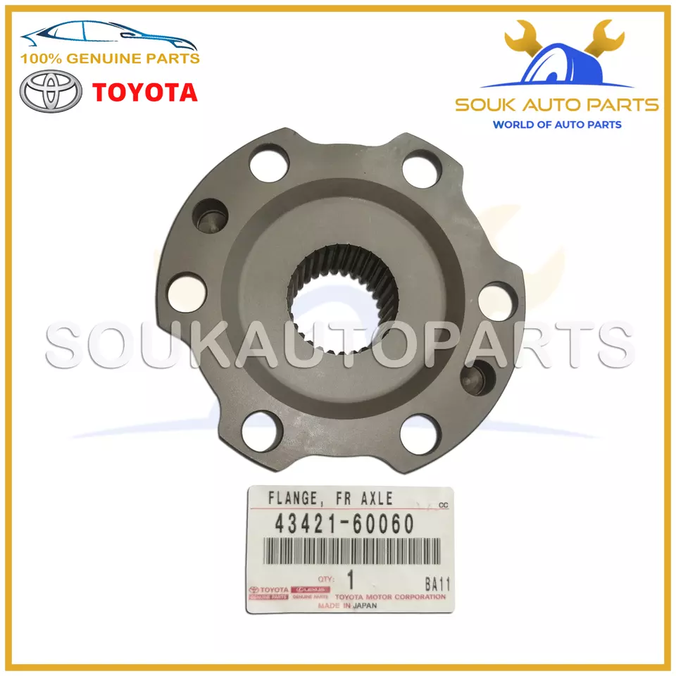 43421-60060 Toyota FRONT AXLE OUTER SHAFT FLANGE, RH/LH 4342160060 Genuine OEM