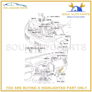 89878-71050 Genuine Toyota TURBO MOTOR DRIVER 8987871050 OEM