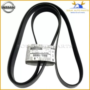11720-1LA0B Genuine Nissan FAN-BELT, 117201LA0B OEM 5.6LTR V8 2017-2022