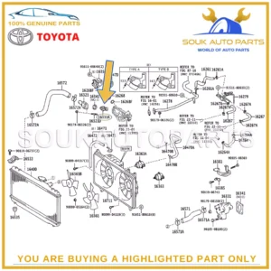90916-03081 Genuine Toyota THERMOSTAT For Lexus IS200 IS300 Crown Supra Verossa