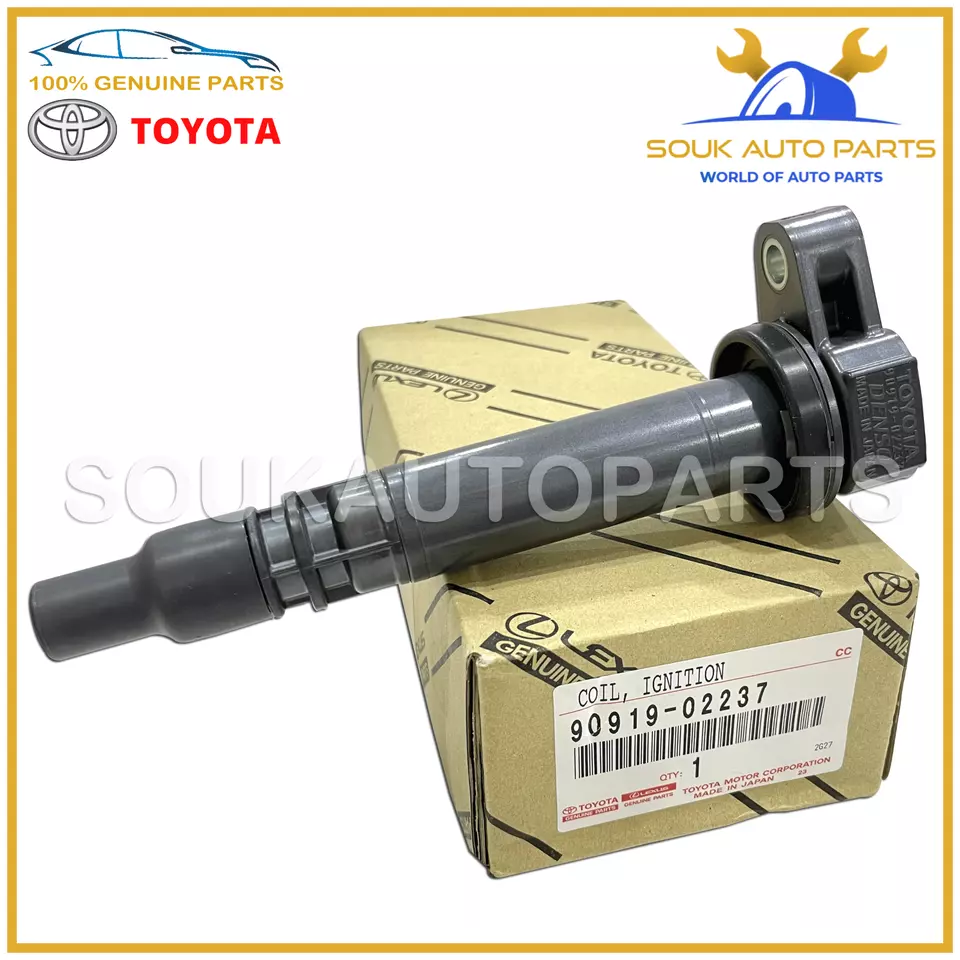 90919-02237 Genuine Toyota COIL ASSY, IGNITION 9091902237 OEM HILUX LC PRADO