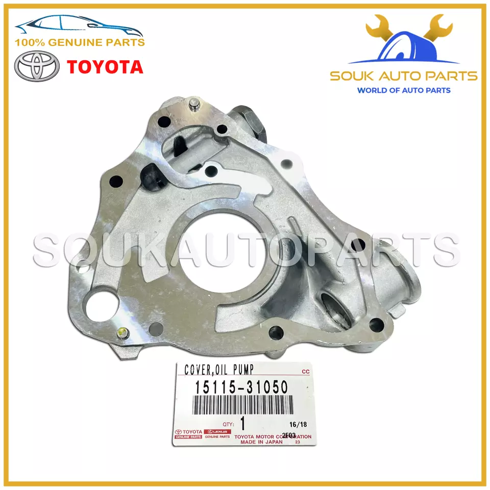 15115-31050 Genuine Toyota OIL PUMP COVER 1GR-FE HILUX LAND CRUISER