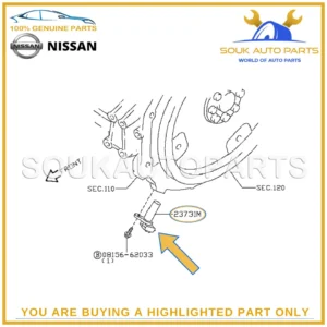 23731-WD000 Genuine Nissan CRANKSHAFT POSITION SENSOR YD25 D22 23731WD000 OEM