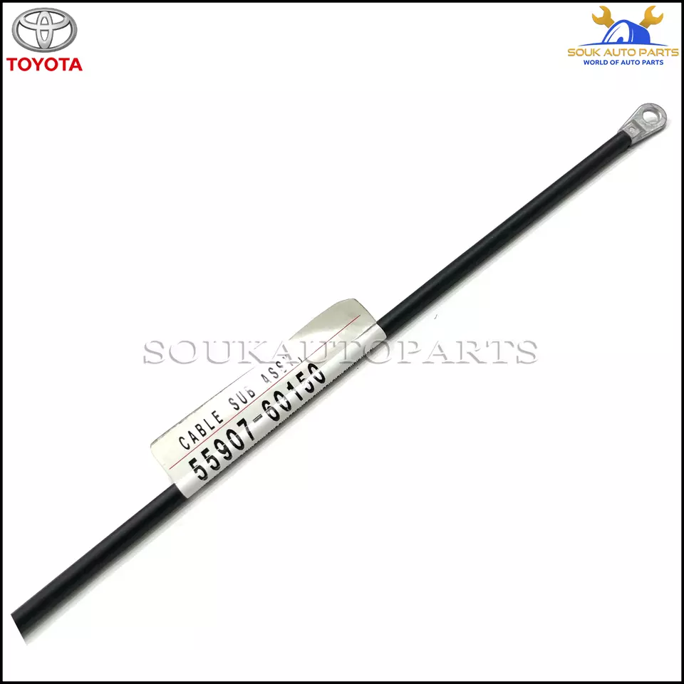 55907-60150 Genuine Toyota CABLE SUB-ASSY, WATER VALVE CONTROL 5590760150 OEM